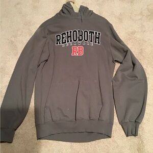 Rehoboth Beach Delaware gray sweatshirt hoodie. Like new. Adult size small.